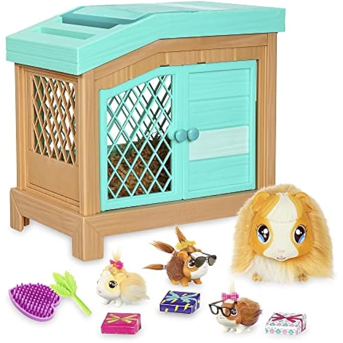 rayihni FAMOSA - MAMA SURPRISE, INTERACTIVE PLUSH GUINEA PIG WITH SOUNDS AND MOVEMENTS THAT HAS BABIES, A TOY FROM 5 YEARS OLD - Image 1